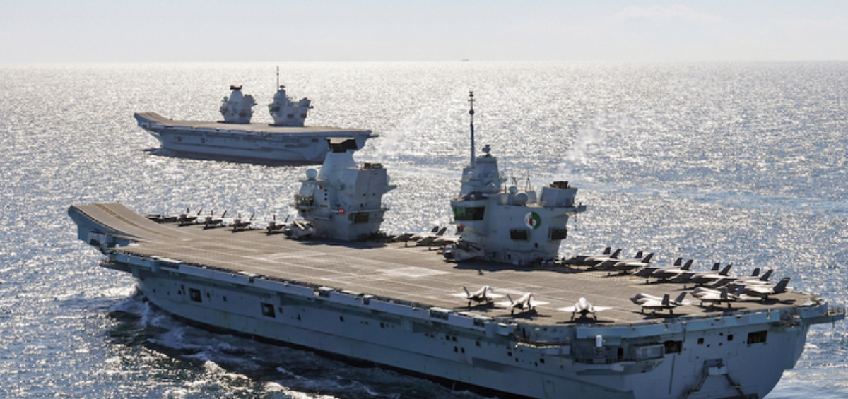New flagship aircraft carrier leads Britain's largest maritime and air deployment in generation